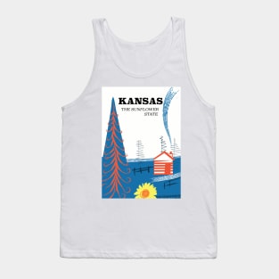 Kansas The Sunflower State Tank Top